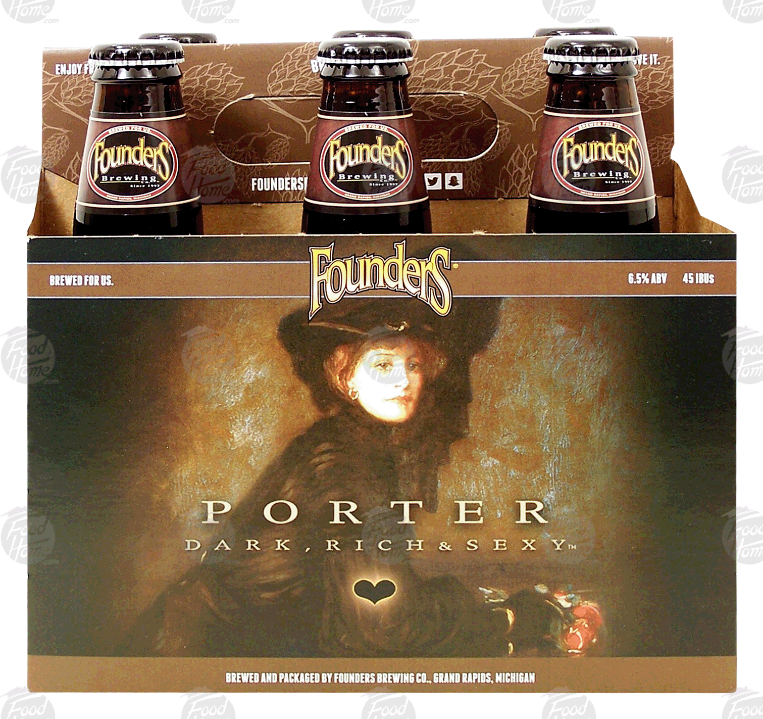 Founders  porter, dark, rich & sexy, 12-fl. oz., 6.5% alc. by vol. Full-Size Picture